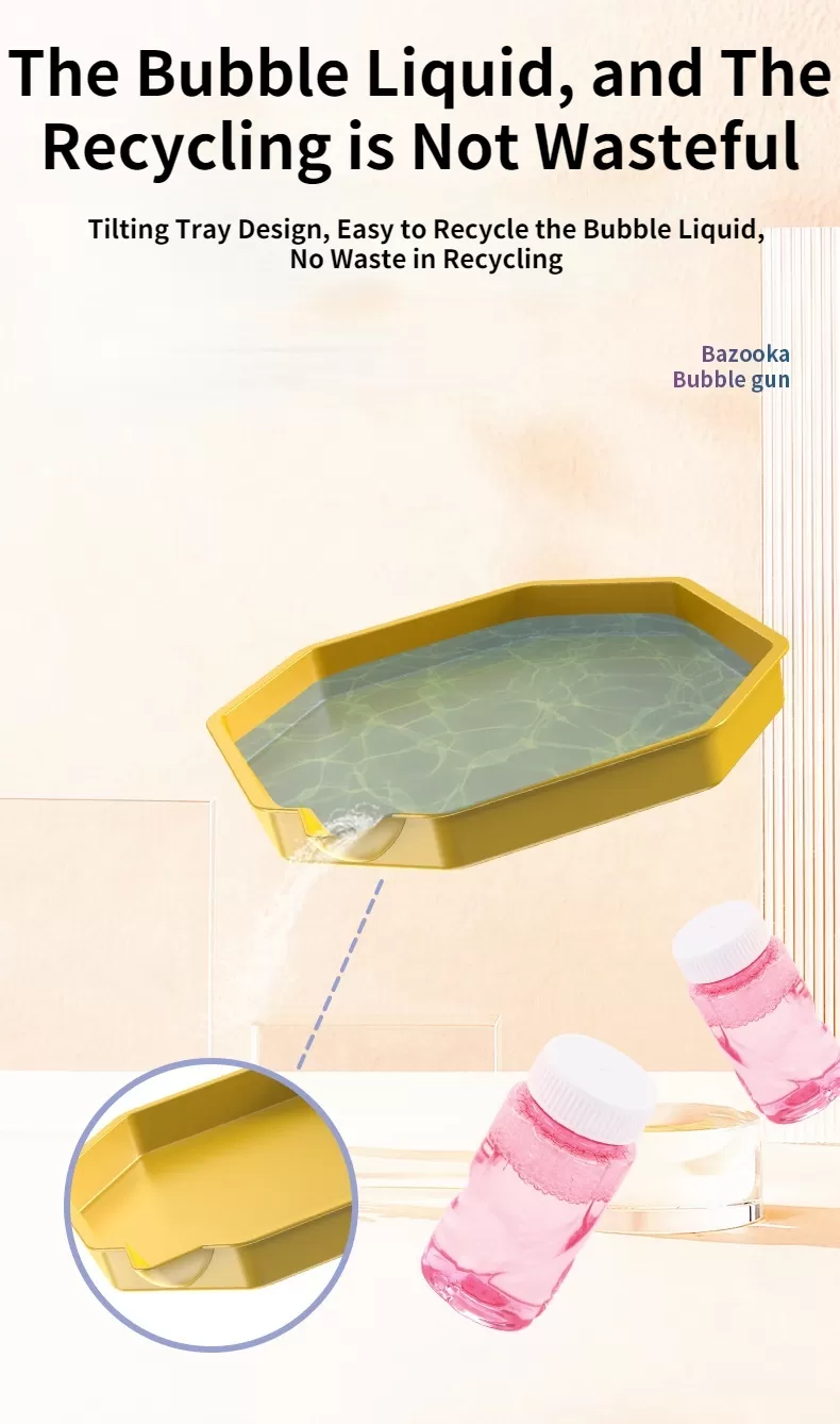 مسدس فقاعات 69 ثقب مع أضواء ملونة 2