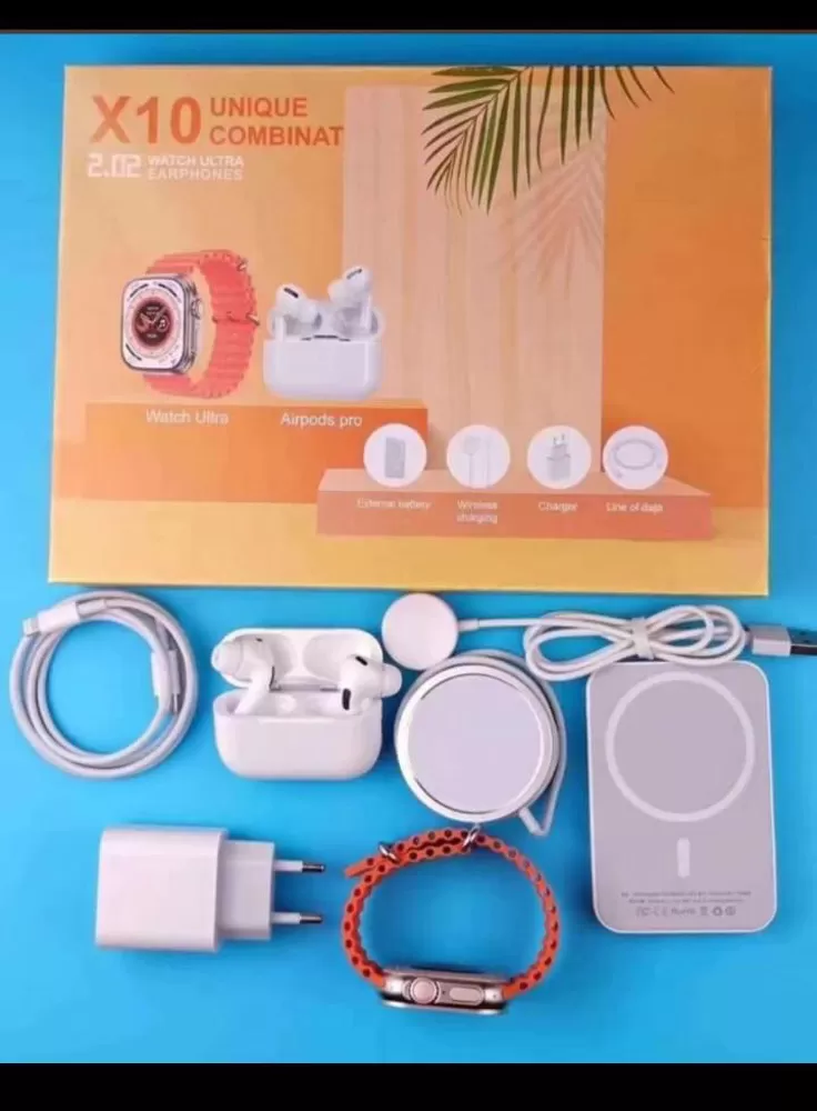 بوكس الساعة والايربودز  6 في 1 2