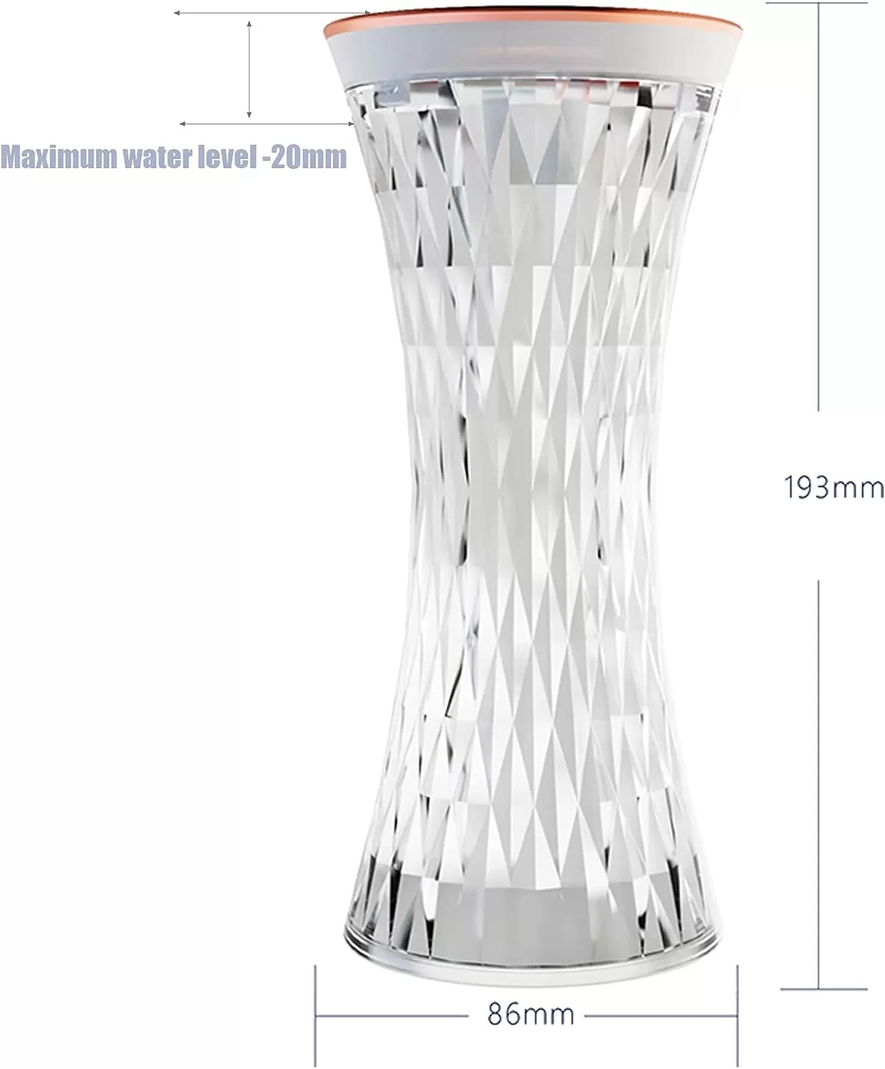 مصباح طاولة بلمسة كريستال ماسيّة 2