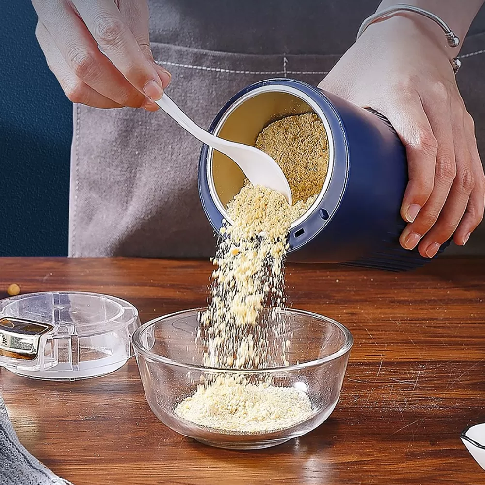 طاحونة الحبوب الكهربائية المحمولة 2