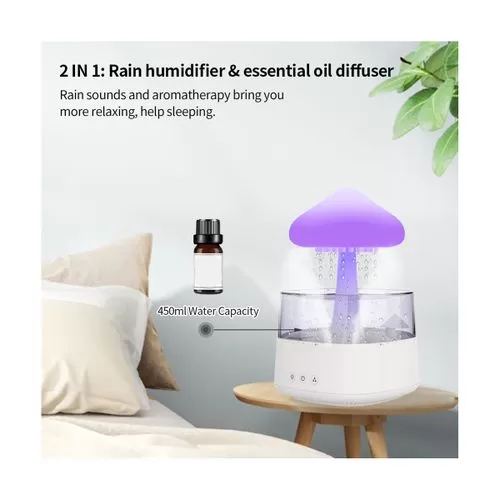 ديكور إضاءة سحابة ممطرة بوصلة usb 2