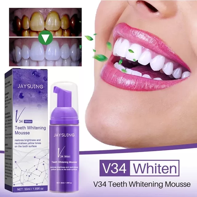 رغوة تبييض الأسنان 2