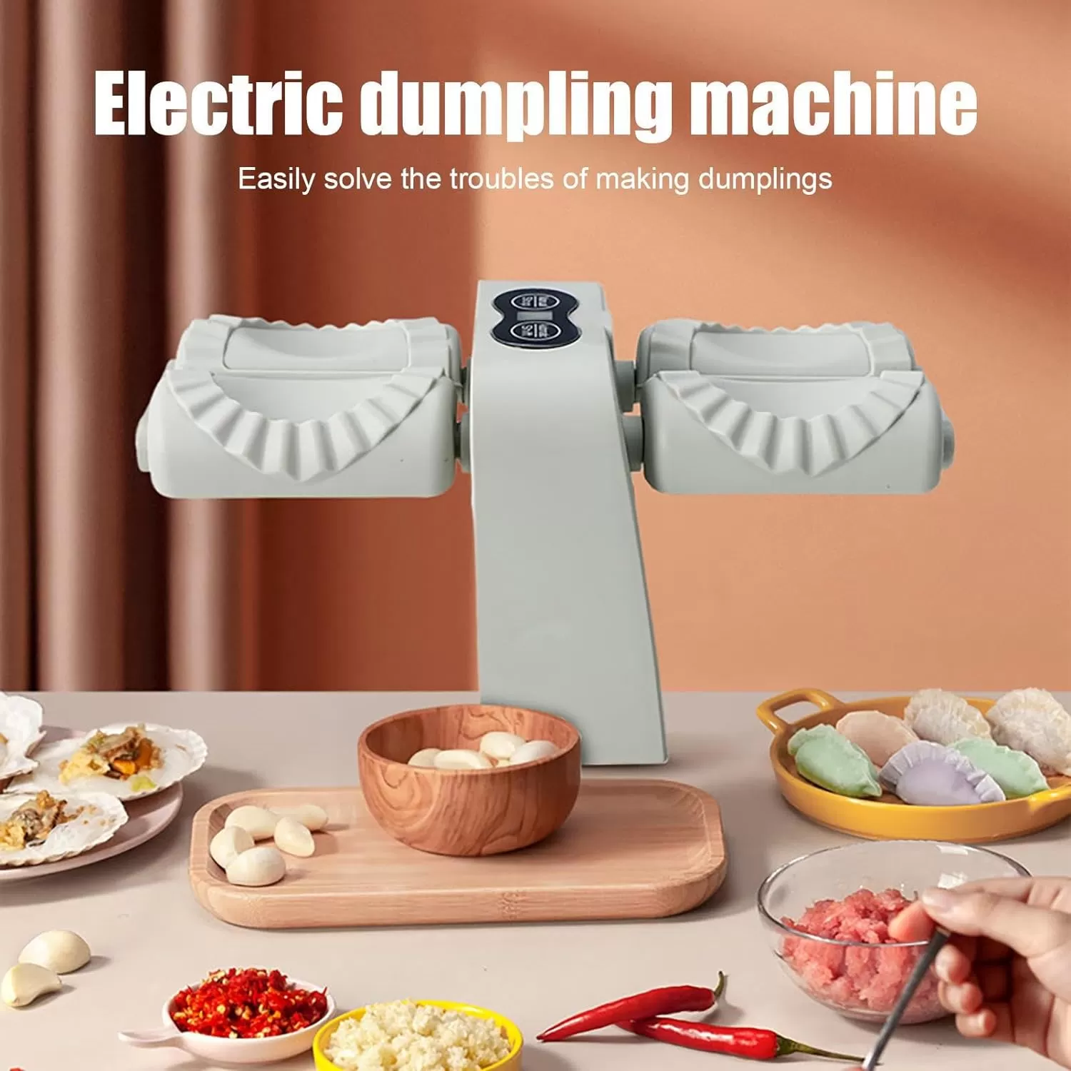 ماكينة صنع الزلابية الكهربائية مزدوجة الرأس 2