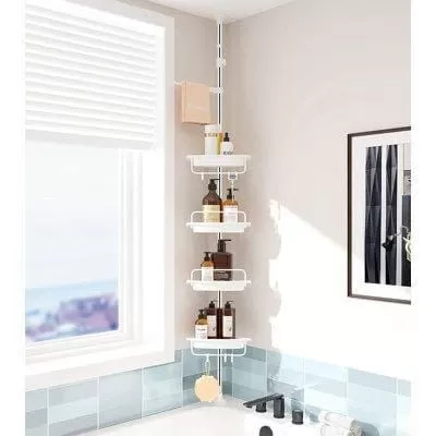 عرض ممسحة دوارة مع ركن منظم للحمام 2