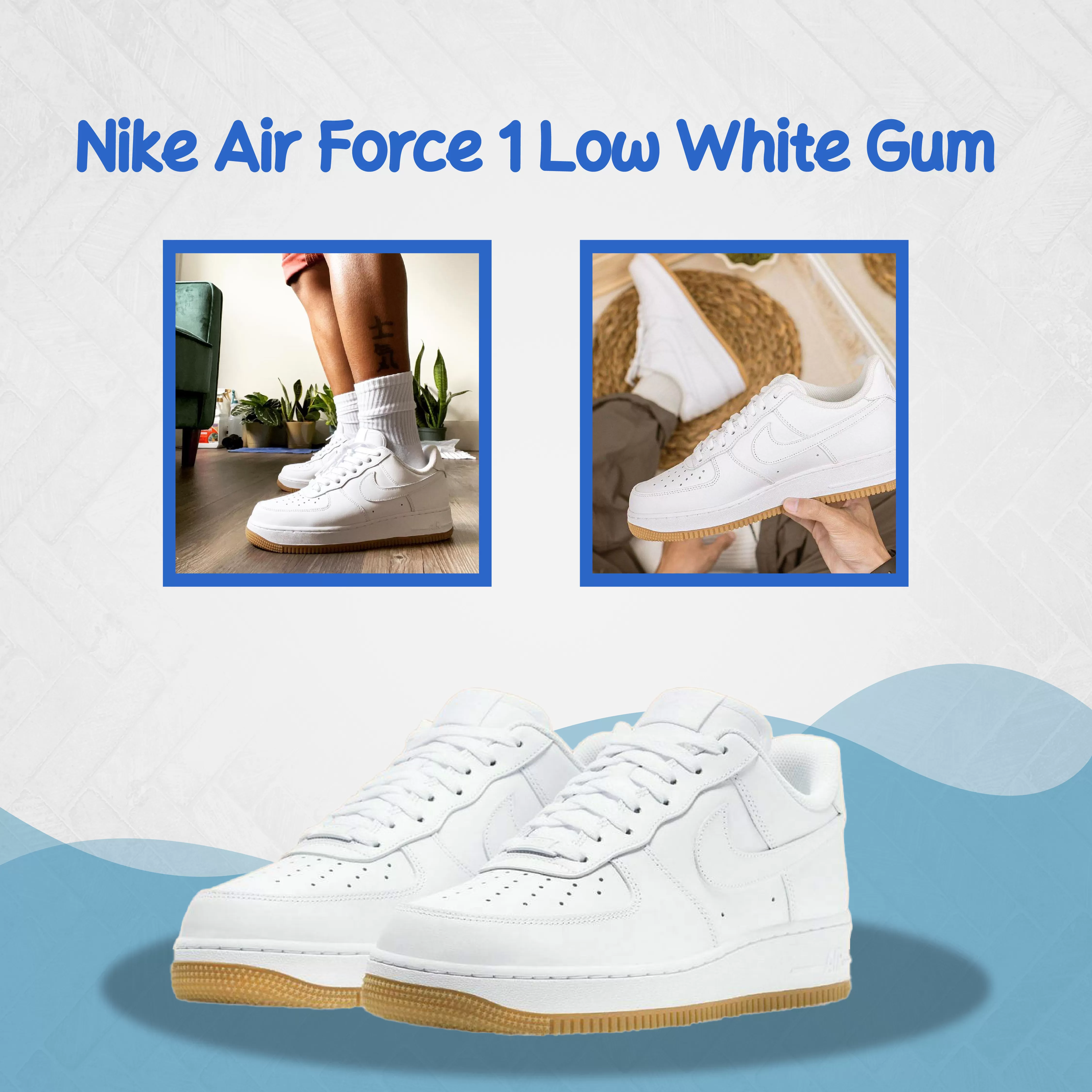 Nike Air Force 1 Low White Gum