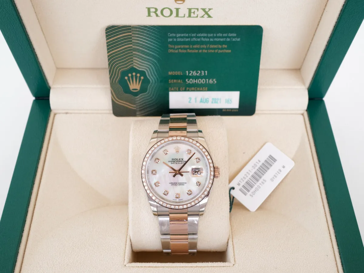 Rolex روز جولد (31mm) 2