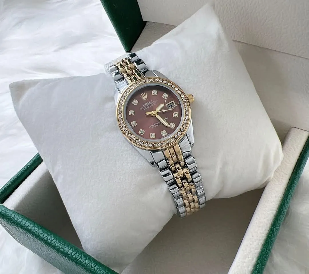 ساعة رولكس مينا بني (31mm) 2