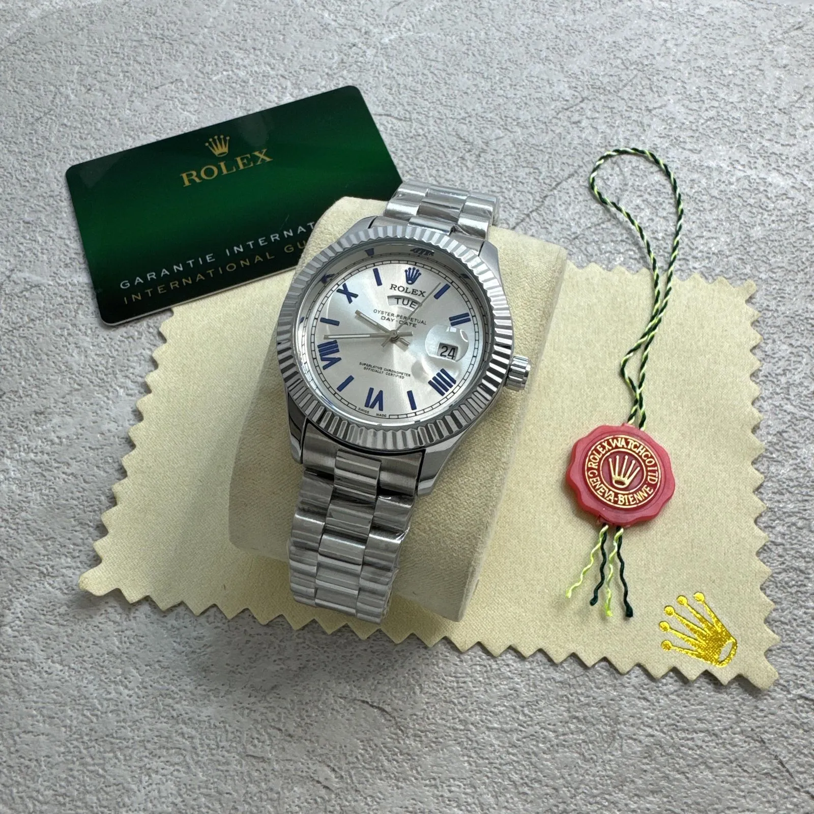 Rolex Daydate silver 41mm