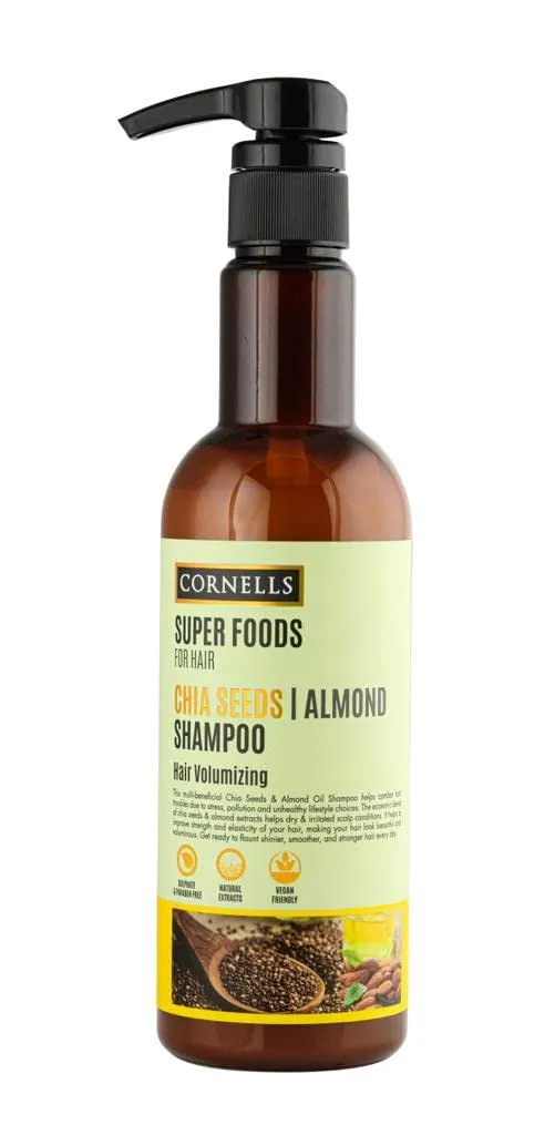 شامبو بذور الشيا وزيت اللوز