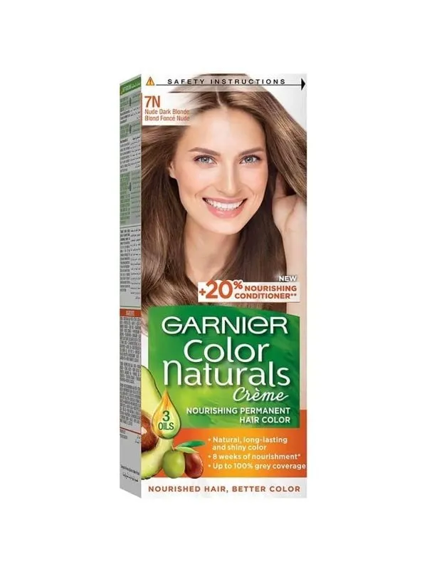 صبغة غارنيه كولور ناتشرلز كريم_ اشقر غامق طبيعي 7...