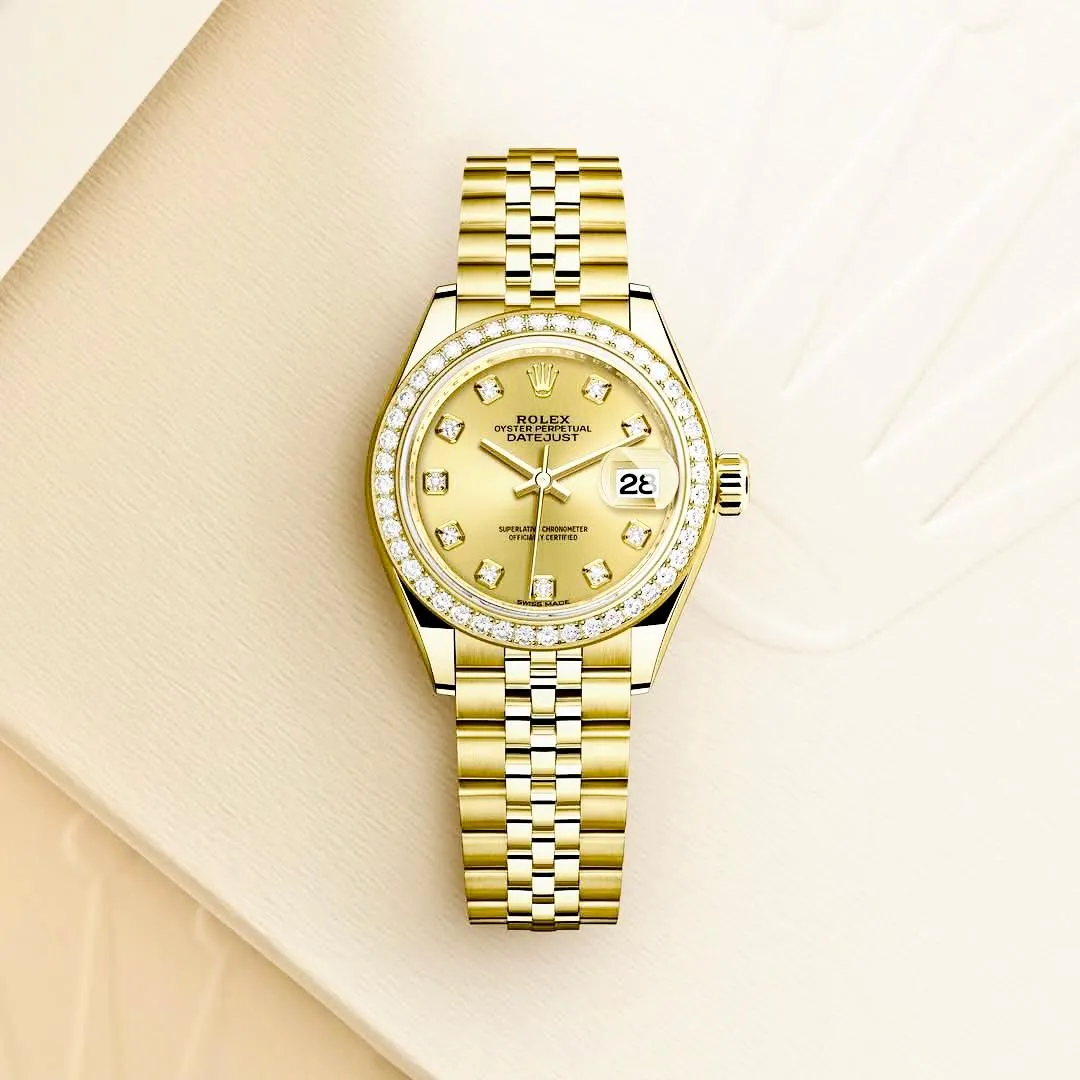 gold rolex watch for women