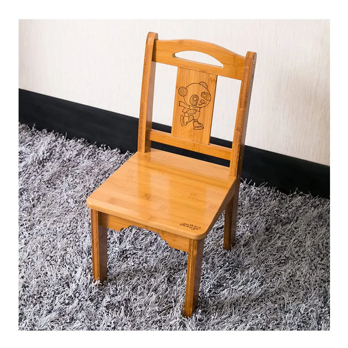 كرسي أطفال خشب