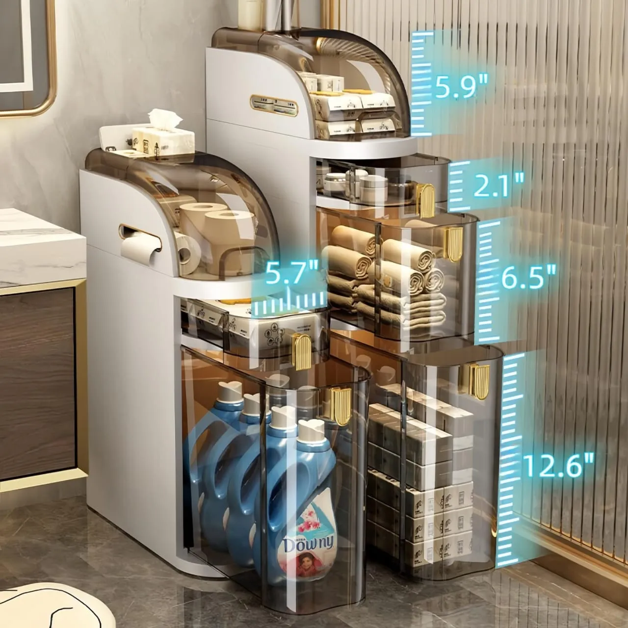 وحدة تخزين للمطبخ أو الحمام