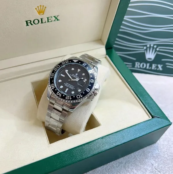 Rolex GMT Black + البوكس الأصلي