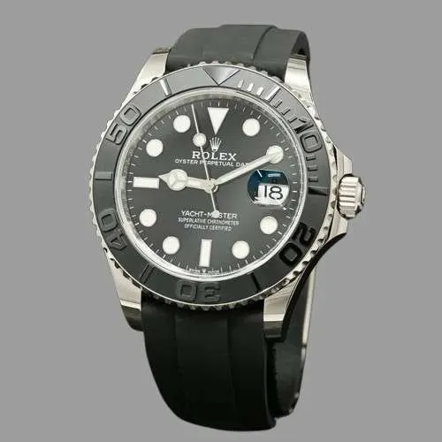 ساعة رولكس يخت ماستر - فضي+البوكس الاصلي