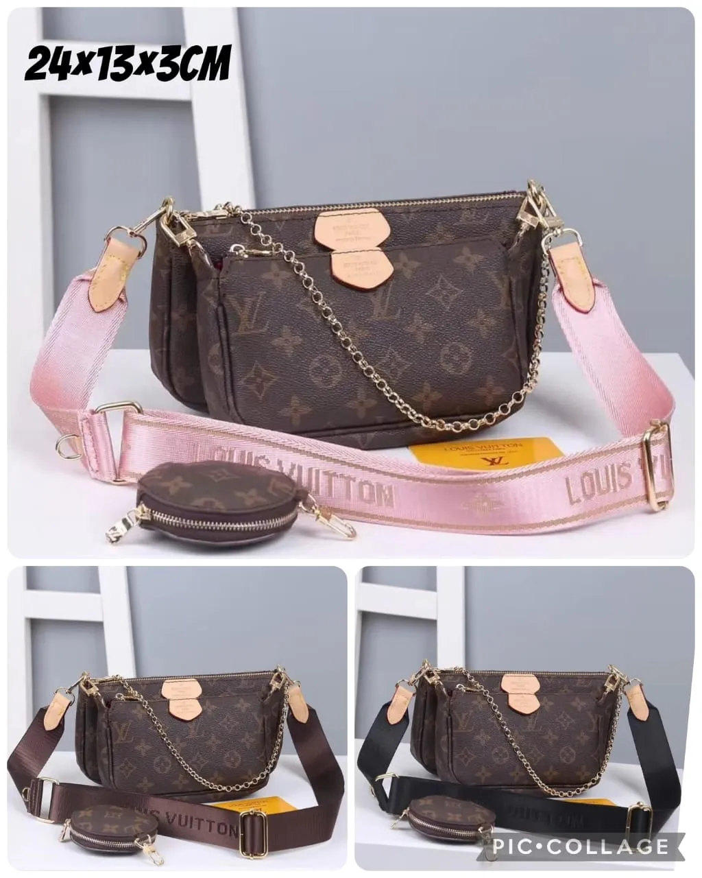 LOUIS VUITTON 3 IN 1 بينك 2