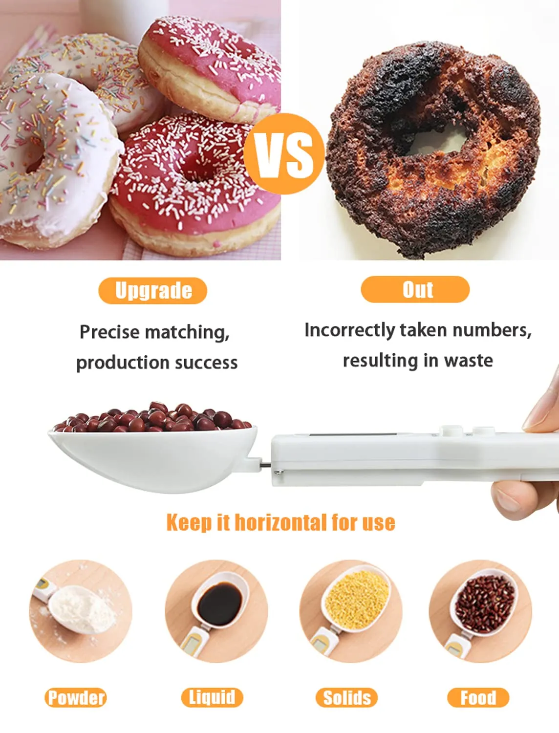 ميزان إلكتروني رقمي على شكل ملعقة...