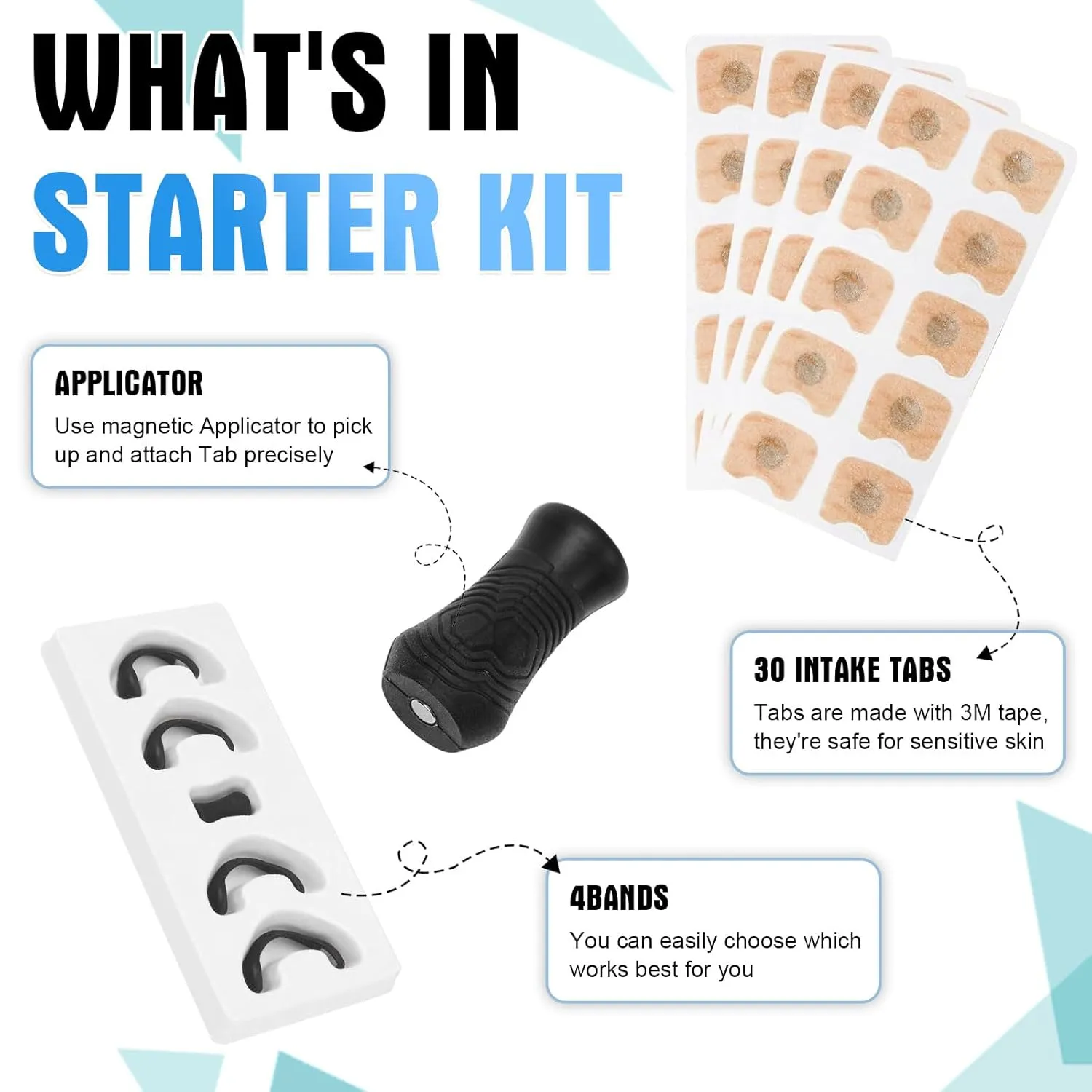 شرايط انف مغناطيسية للتنفس اثناء النوم - قطعتين 2