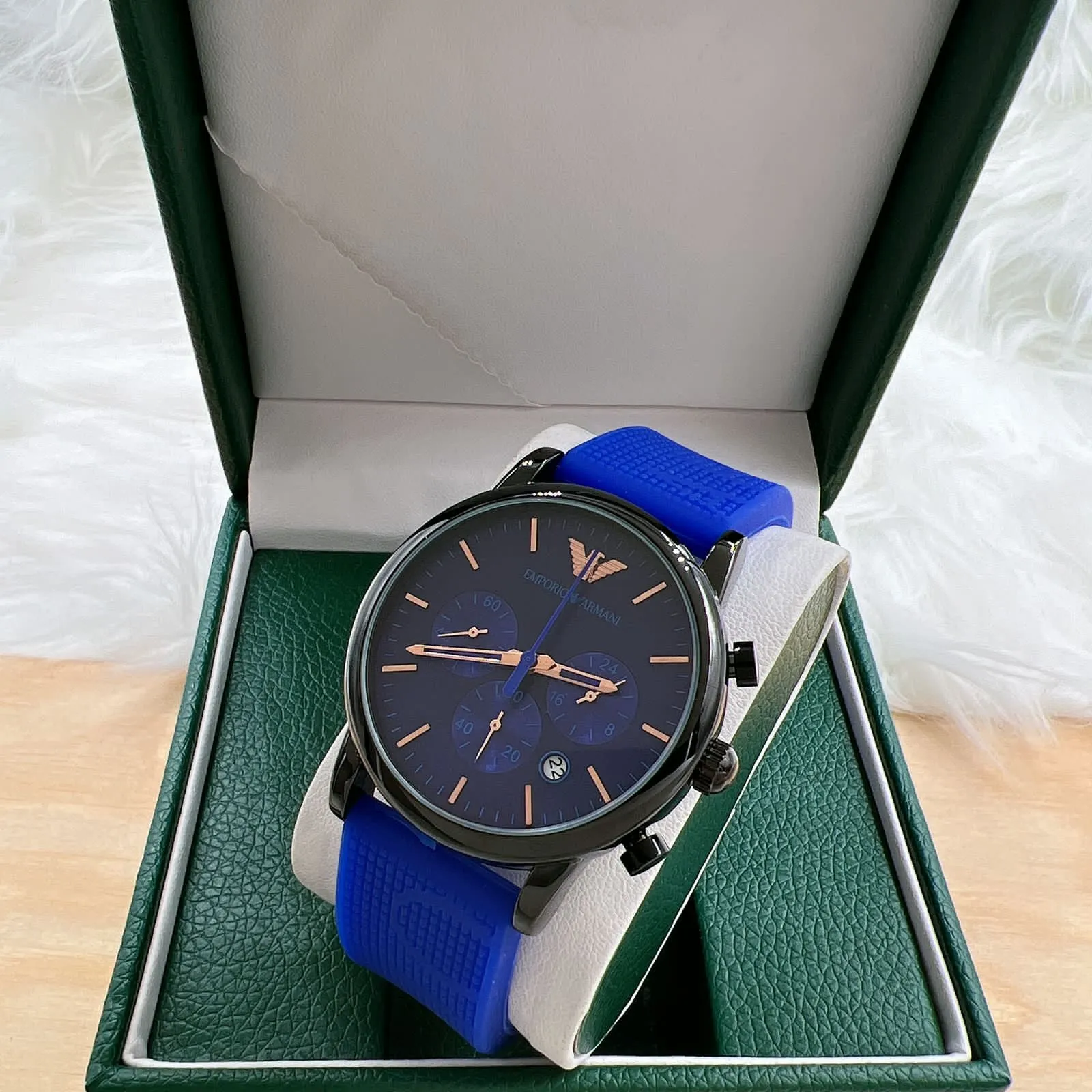 Emporio Armani Watch For Women كحلي