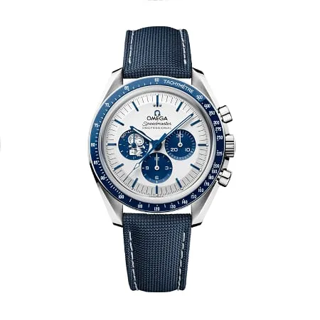 Omega watch - navy blue strap