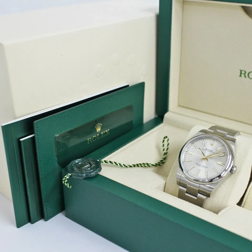 Rolex Oyster Perpetual 41 - Silver copy1 2
