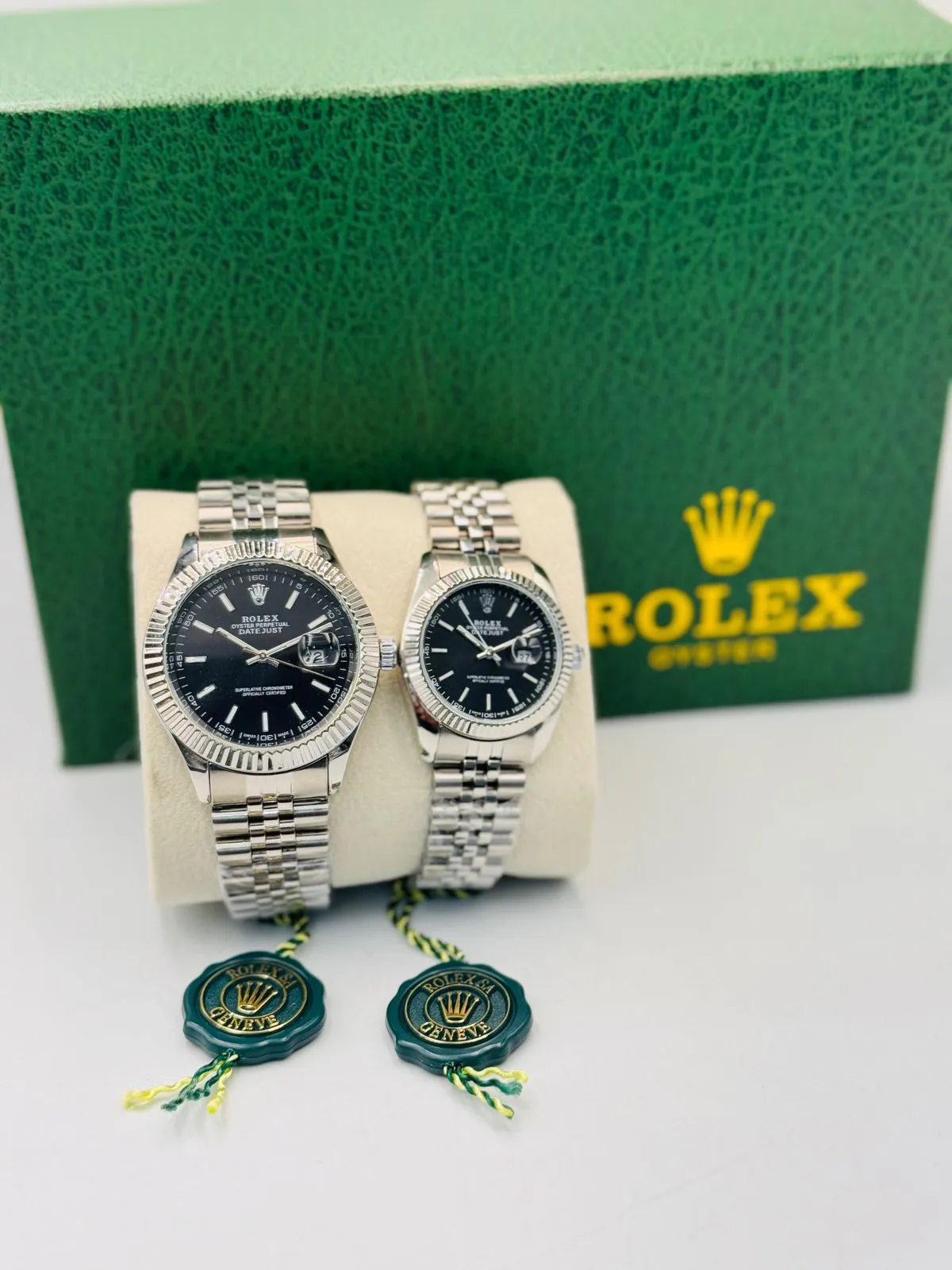 Couple Rolex watch - Silver&black