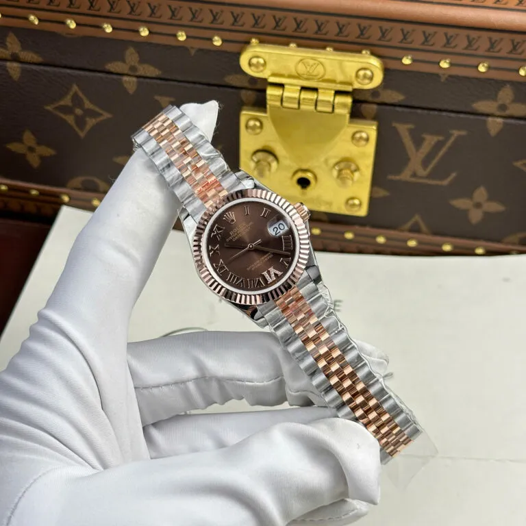 Rolex datejust chocolate for women
