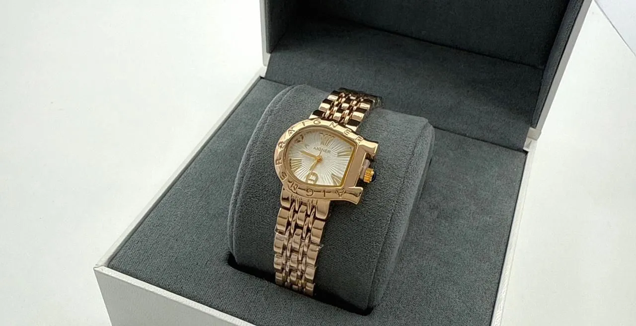 Aigner watch gold strab