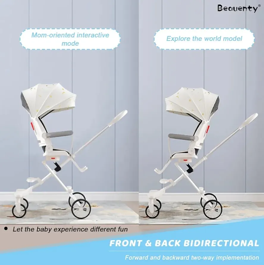 عربة أطفال خفيفة الوزن قابلة للطي 3*1 2