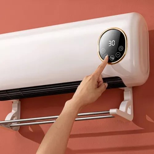 سخان تدفئة مثبت علي الحائط بريموت...