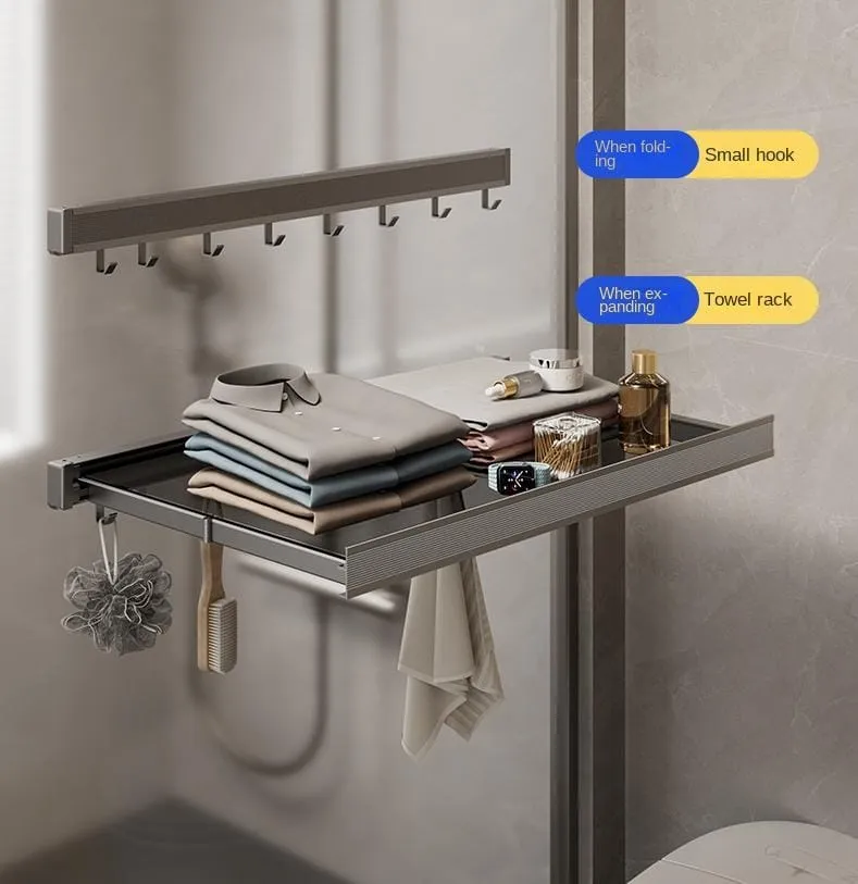 رف تجفيف ملابس قابل للسحب 2