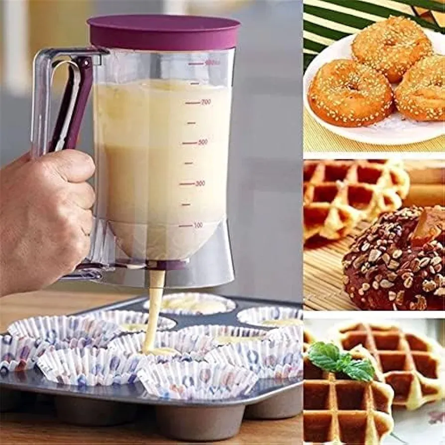 موزع خليط بلاستيك شفاف