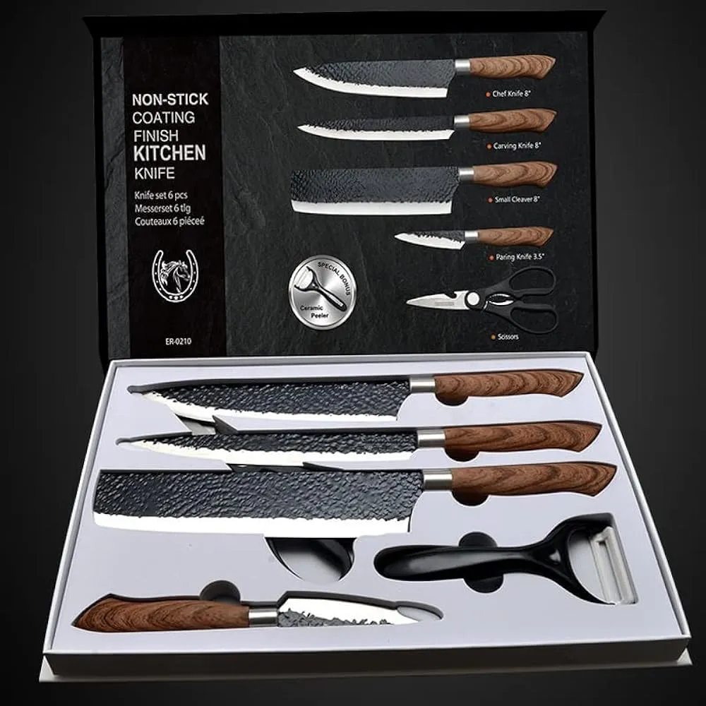 مجموعة سكاكين مقاومة للصدا