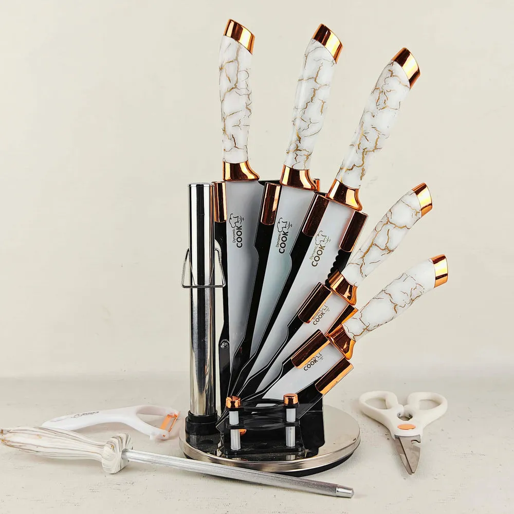 مجموعة سكاكين تقطيع مع حامل