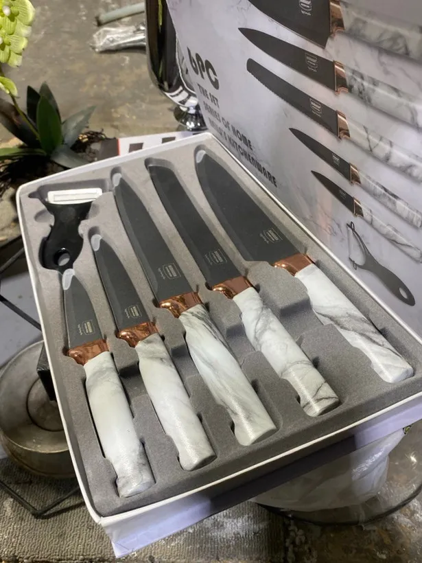 مجموعة سكاكين المطبخ6 قطع 2