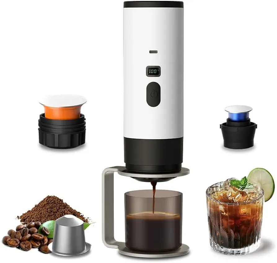 ماكينة صنع القهوة المحمولة