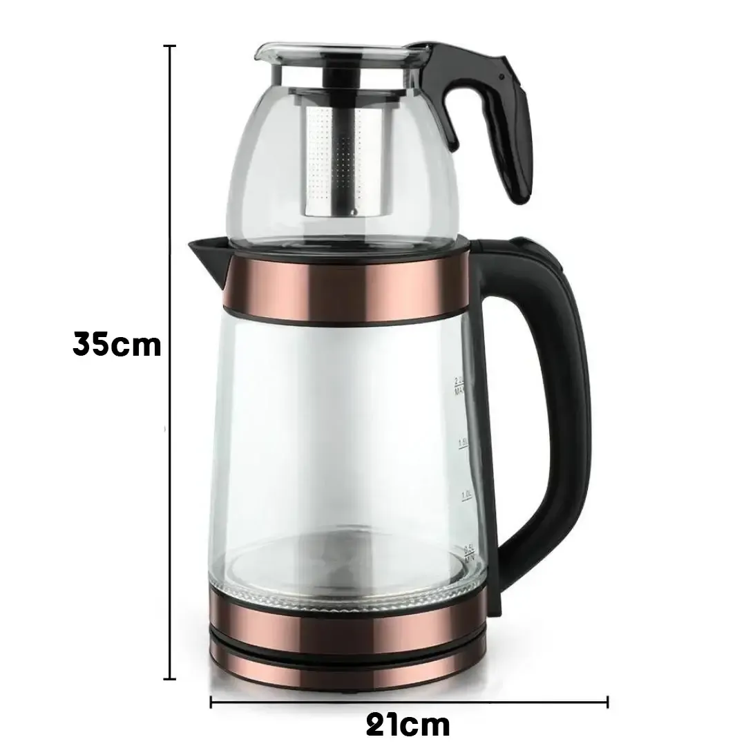 غلاية كهربائية مزدوجة لتحضير الشاي 2