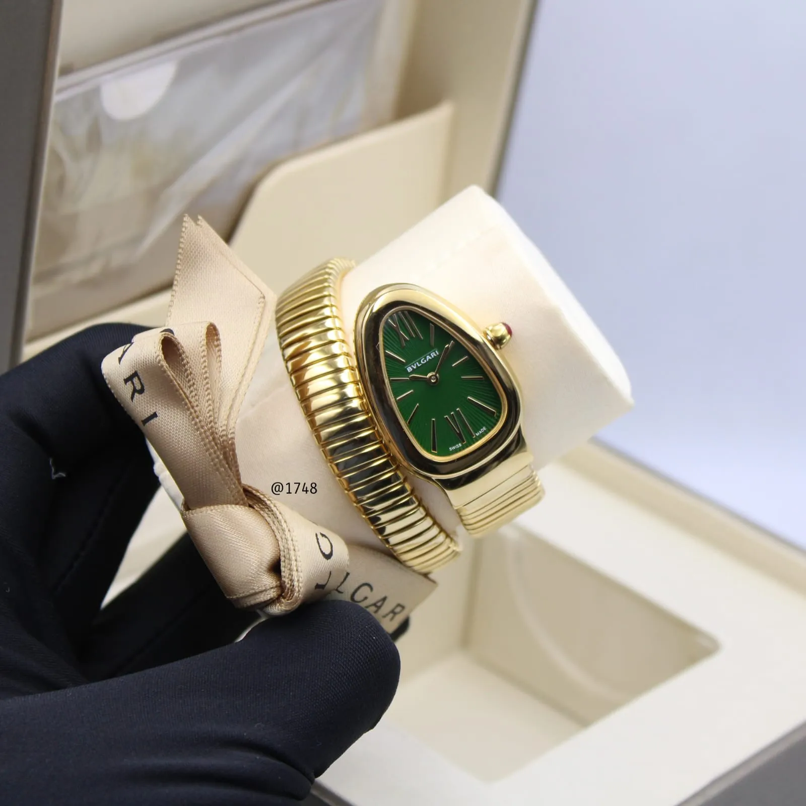 Bvlgari Serpenti (Green&gold) Ladies Watch
